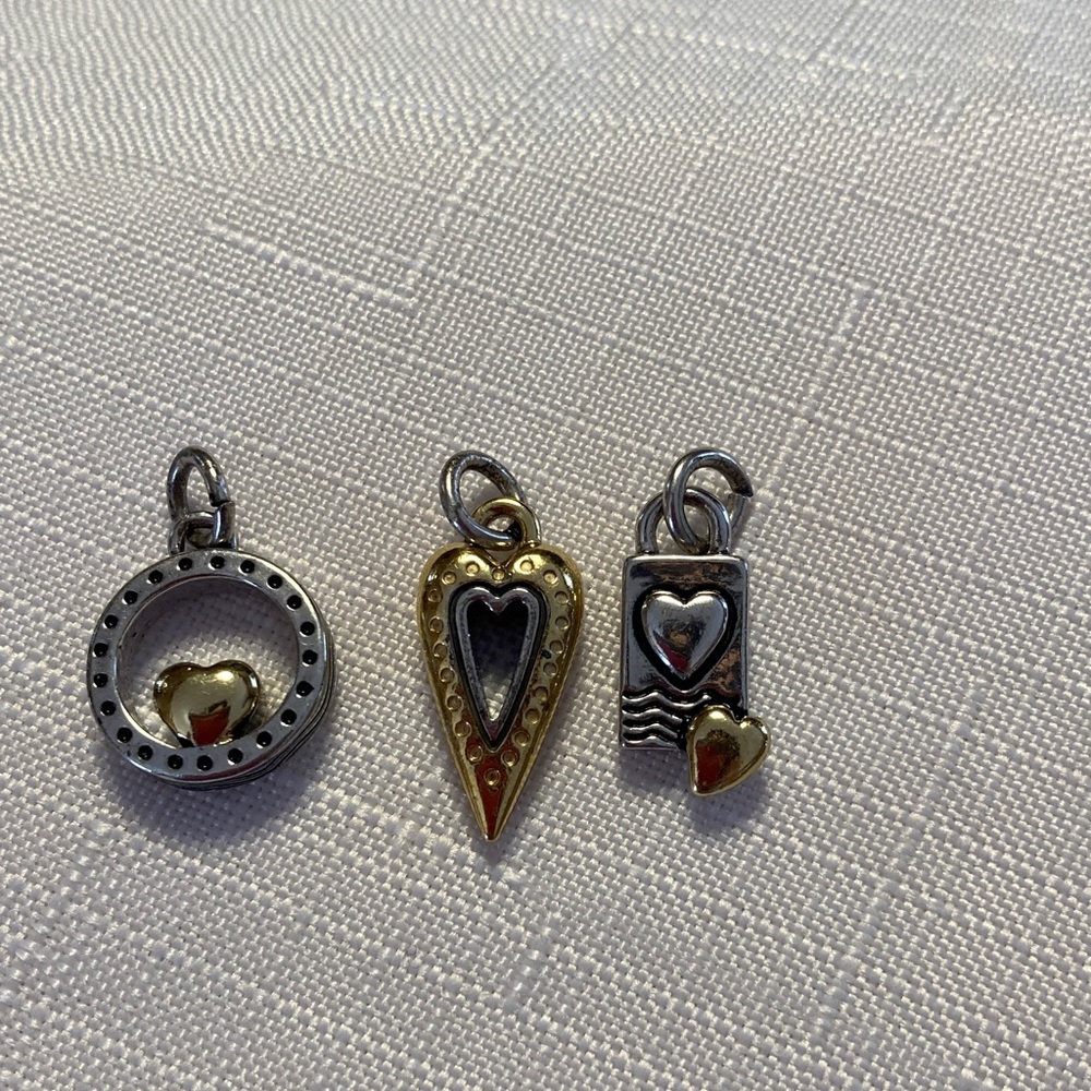 Brighton Heart Charm Bundle
Silver and Two Tone ( set of 3)
